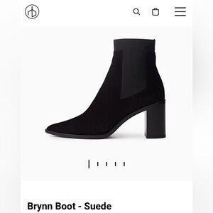 Rag & Bone Black Suede Chelsea Bootie
